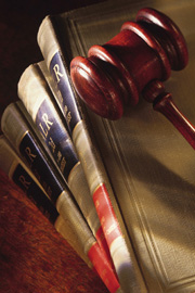 Gavel and Law Books